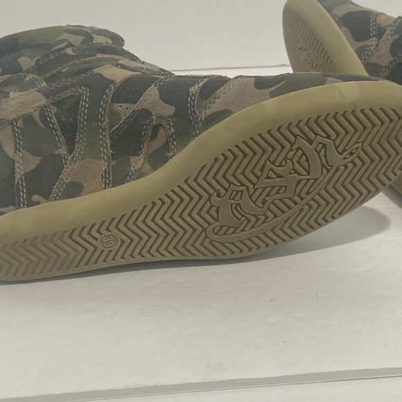 Ash Women’s Sz EU 39 US 8, 8.5, 9 Camo Wedge Heal Ankle Sneaker Shoe Bootie - Picture 10 of 14
